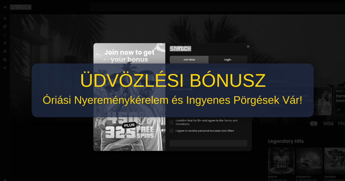 Snatch Casino welcome bonus