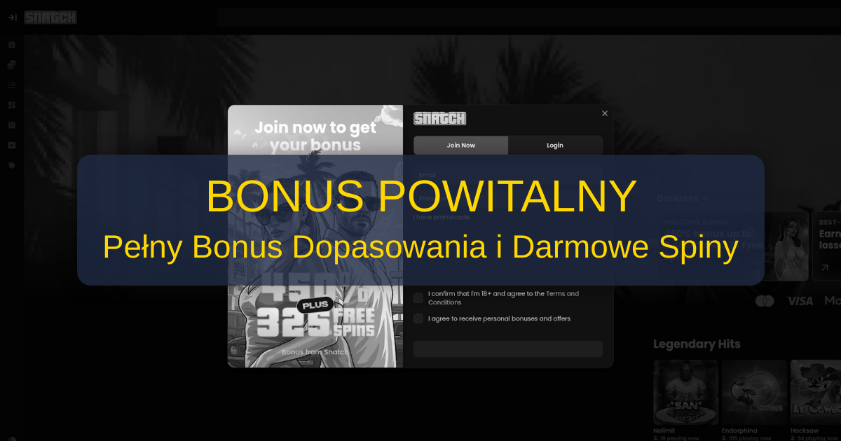 Snatch Casino welcome bonus