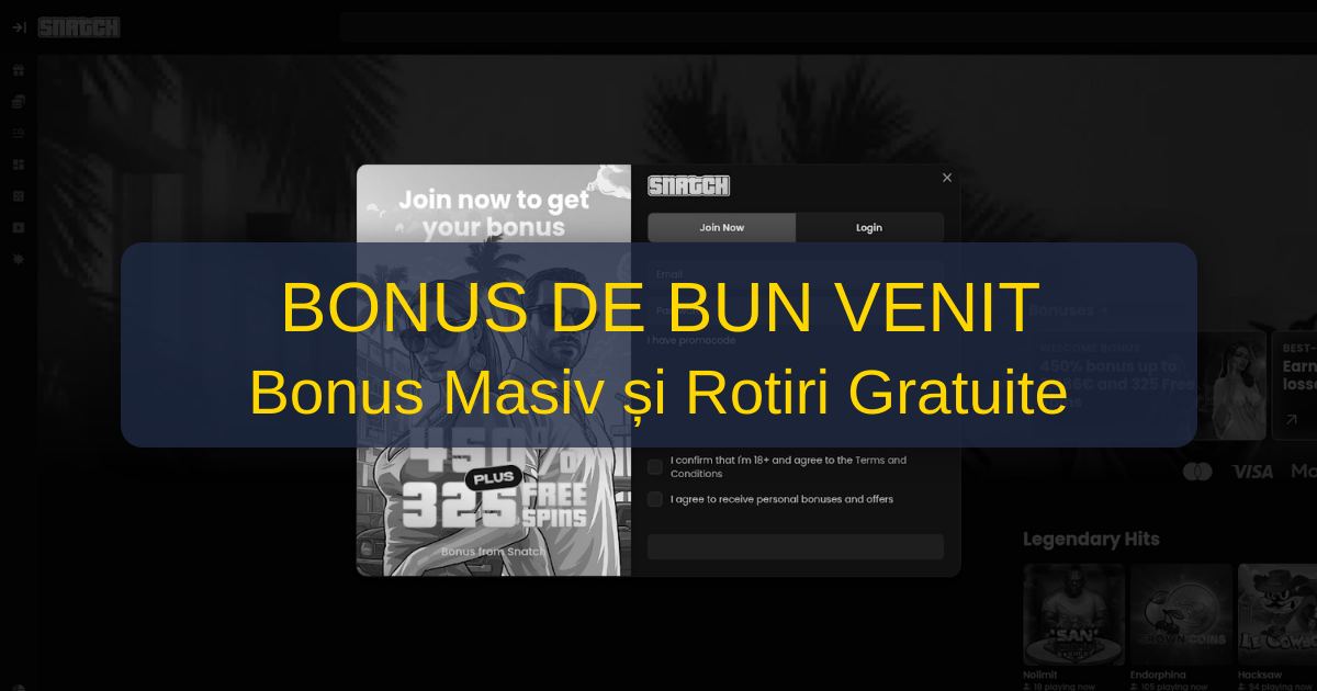 Snatch Casino welcome bonus