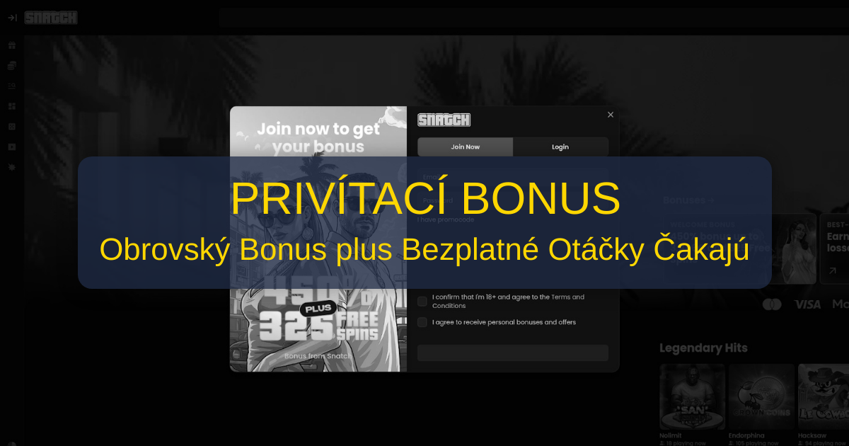 Snatch Casino welcome bonus